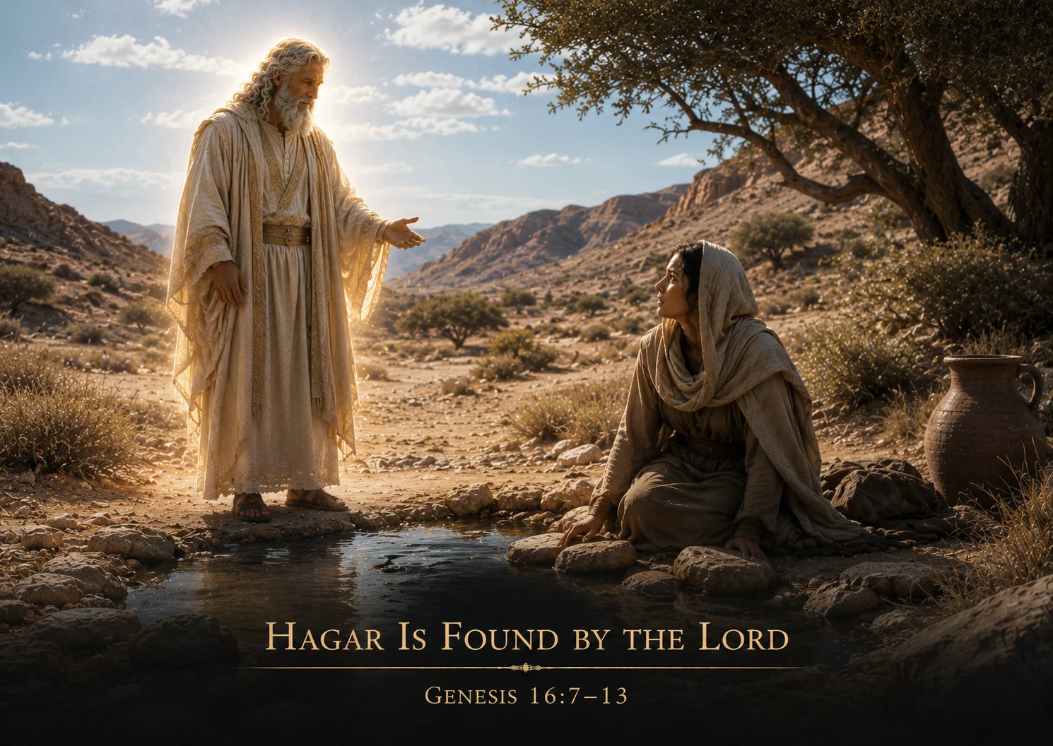Hagar is found by the Lord