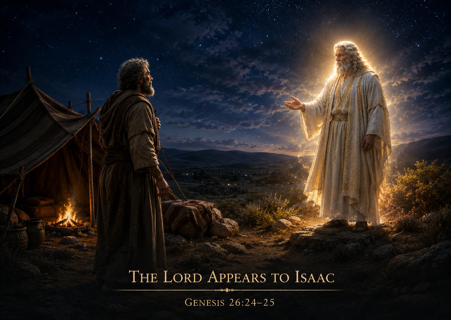 The Lord appears to Isaac