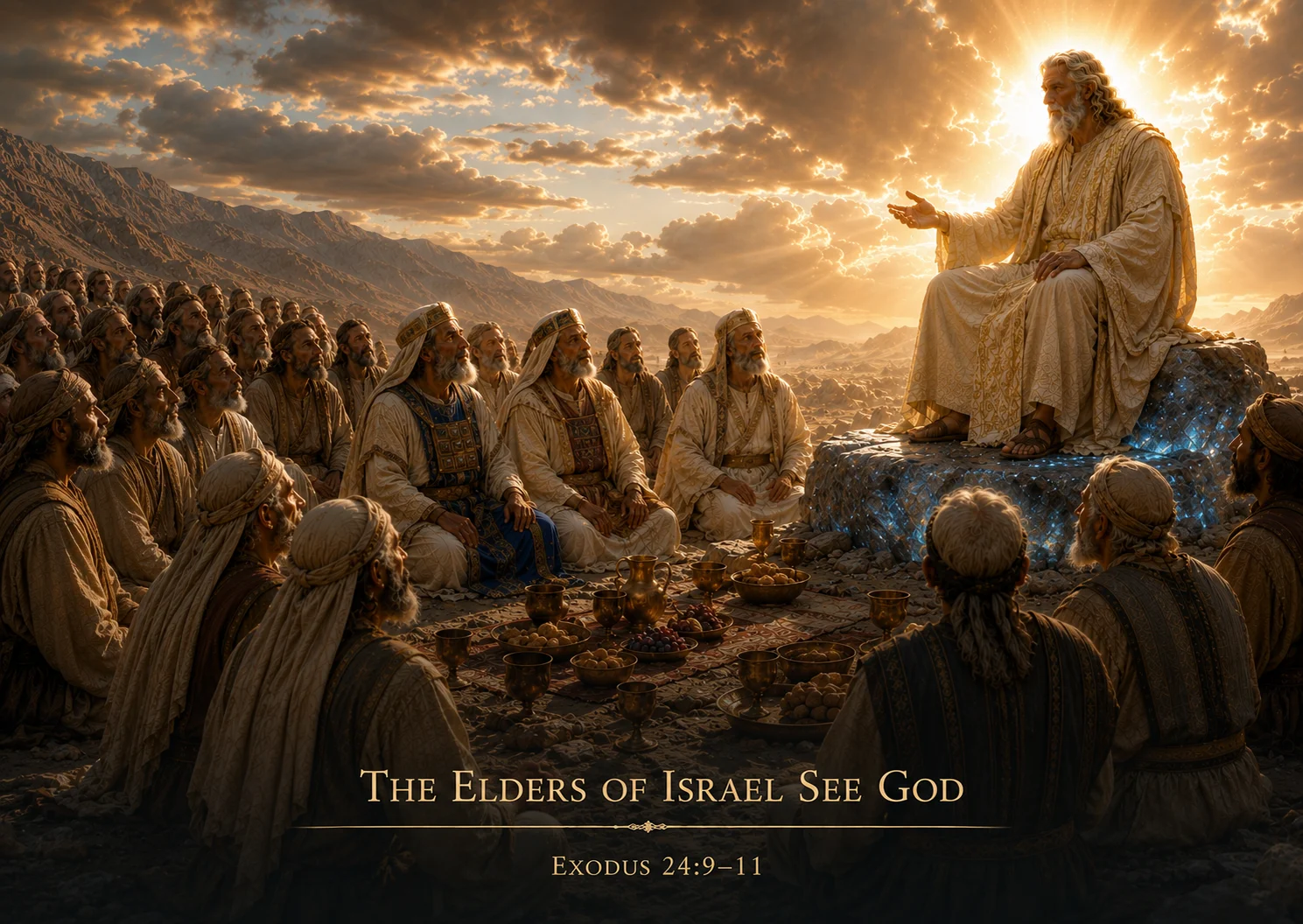 The elders of Israel see God